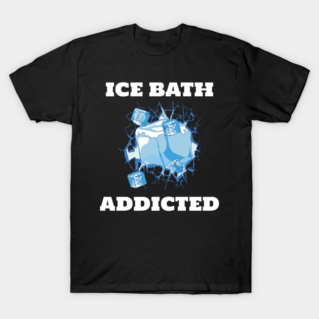 Ice Bath Ice Swimming T-Shirt by SNZLER